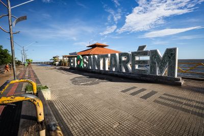 notícia: Santarém é beneficiada com 'Água Pará' na semana de aniversário de 362 anos da cidade