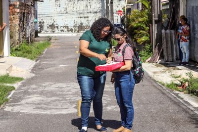 notícia: Ação de regularização fundiária segue com o cadastro de imóveis em Ananindeua