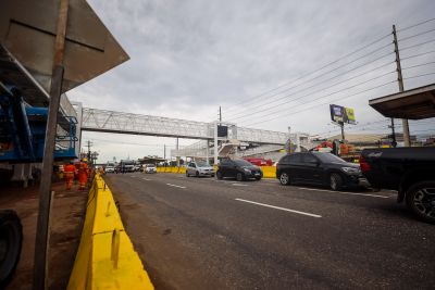 galeria: Liberação da primeira passarela na BR-316