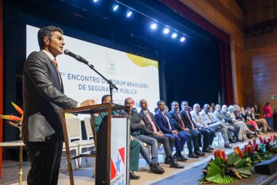 notícia: Políticas sociais e de cidadania são temas da abertura oficial do 17º Encontro do Fórum Brasileiro de Segurança Pública