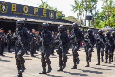 notícia: Formatura de novos policiais do Bope reforça segurança pública do Pará