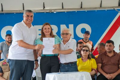 notícia: Em Tracuateua, Estado e Prefeitura firmam convênio para garantir manutenção e conservação de estradas vicinais