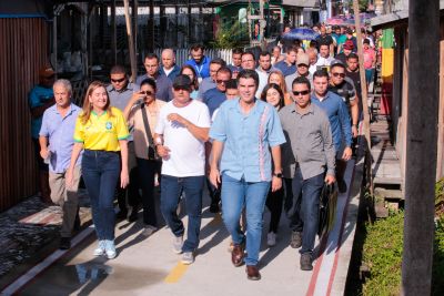 notícia: Em Afuá, passarelas garantem mobilidade e segurança à população