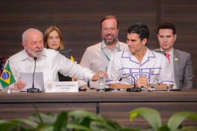 notícia: Em discurso, Helder Barbalho reafirma que Amazônia é preocupação cotidiana, urgente, desafiadora e terra de oportunidades