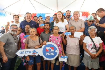notícia: Estado entrega benefícios do programa 'Sua Casa' e 'Recomeçar' em Mocajuba