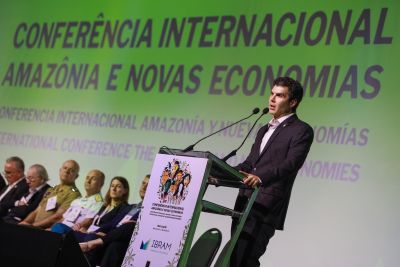 notícia: Em evento internacional, governador do Pará defende transição econômica para a Bioeconomia 