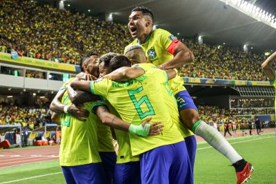 notícia: Em noite de goleada, Seleção Brasileira consolida Novo Mangueirão no roteiro esportivo internacional