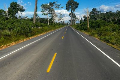 notícia: Estado avança com asfaltamento em mais de 70 quilômetros da PA-370, a Transuruará