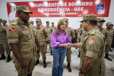 galeria: Vice Governadora Entrega do Grupamento Especializado no atendimento pré-hospitalar com unidades de ambulâncias de resgate
