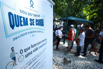 notícia: Sespa faz ação de conscientização sobre atenção à saúde do homem