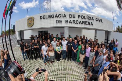 galeria: Governo entrega em Barcarena a 7ª Delegacia de Polícia Civil reconstruída este ano