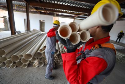 notícia: Policlínica de Marabá está com 85% das obras concluídas