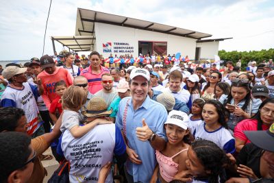 notícia: Estado entrega o novo Terminal Hidroviário do município de Melgaço, no Marajó