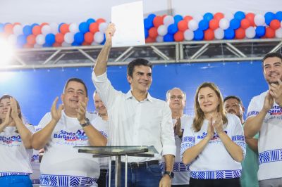 notícia: Governo do Pará garante a construção de creches em Santa Bárbara e Peixe-Boi 