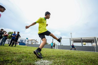 notícia: Novo Complexo Esportivo é entregue pelo Estado em Rondon do Pará