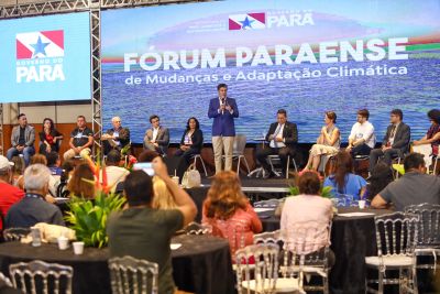 notícia: Governador destaca desafio de aliar produção e floresta viva no Fórum sobre mudanças climáticas