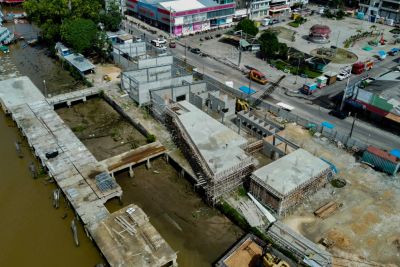 notícia: Terminal Hidroviário de Breves segue com obras de reconstrução 