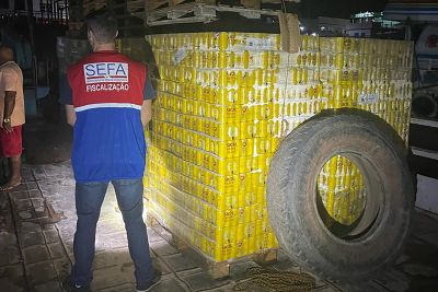 notícia: Sefa apreende 30 mil latas de cerveja em Óbidos