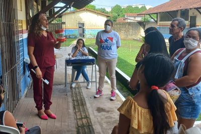 notícia: TerPaz itinerante leva serviços de saúde aos moradores do Paracuri, em Icoaraci