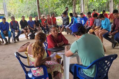 notícia: IDEFLOR-Bio promove a abertura da Flota do Trombetas para coleta da safra da Castanha do Pará 2023)