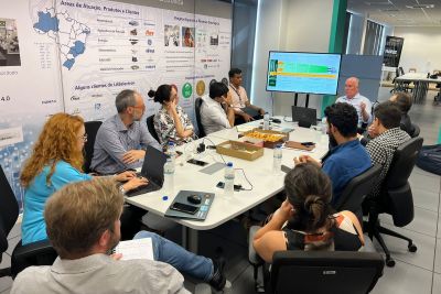 notícia: Em Florianópolis, equipe da Semas realiza visita técnica em ecossistema de inovação 