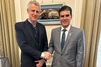 notícia: Financiamento Climático é pauta da reunião entre Governo do Pará e Vice-Ministro da Inglaterra