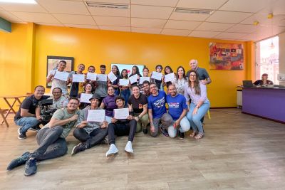 notícia: Alunos da Usina de Marituba recebem certificados do Projeto 'Cenas de Paz'
