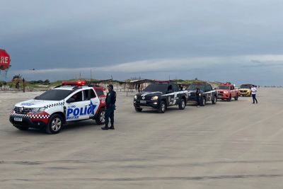 notícia: Órgãos de segurança garantem zona de exclusão para proteção de tartarugas na praia do Atalaia