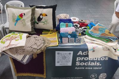 notícia: Exposição no Centur destaca produtos confeccionados por mulheres privadas de liberdade