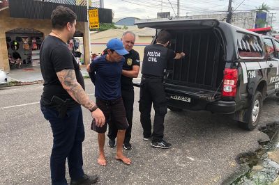 notícia: Reforço da Operação 'Semana Santa' prende filho suspeito de agredir a mãe, em Salinas