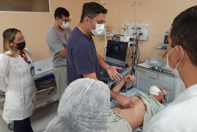 notícia: Em Capanema, Hospital Regional dos Caetés promove treinamento para politraumas 