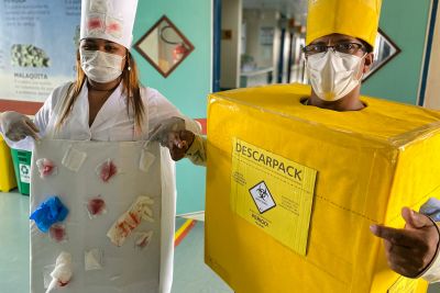 notícia: Hospital Metropolitano realiza campanha de conscientização de descarte correto de resíduos