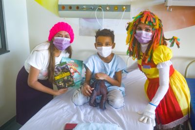 notícia: Hospital Regional de Santarém promove contação de histórias para crianças