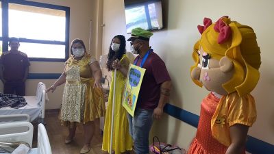 notícia: Regional do Tapajós promove ação para estimular o hábito da leitura entre as crianças 