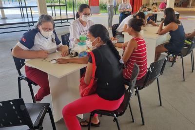 notícia: Sespa promove ação especial de saúde indígena na Usina da Paz do Guamá