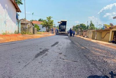 notícia: Sedop executa mais de 180 km de asfalto em 12 municípios do Pará 