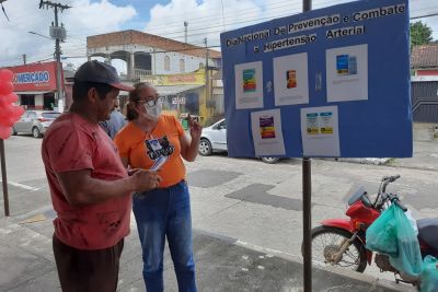 notícia: HRPC realiza ação para marcar o Dia Nacional de Prevenção e Combate à Hipertensão Arterial