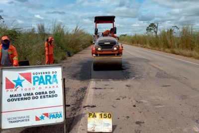 notícia: Setran reforça frentes de trabalho para melhorar trafegabilidade na PA-150, no sudeste do Pará