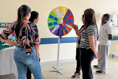 notícia: Hospital Castelo dos Sonhos incentiva higienização das mãos