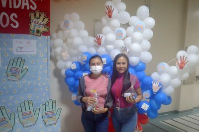 notícia: Regional do Baixo Amazonas usa jogos educativos para incentivar higiene das mãos   