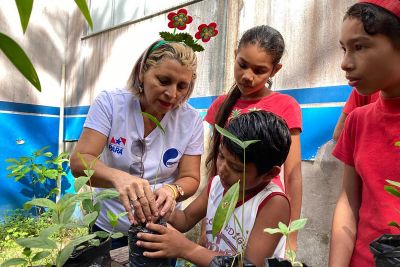 notícia: Cosanpa leva educação ambiental às escolas do Estado