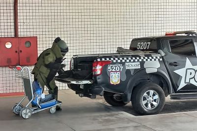 notícia: Esquadrão Contra Bombas neutraliza explosivos no Aeroporto de Belém