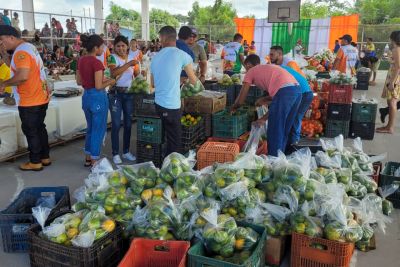 notícia: Com apoio da Emater, alimentos cultivados em Prainha entram no cardápio de pacientes de hospital 
