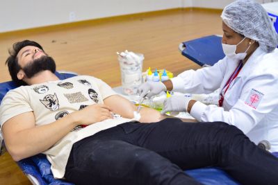 notícia: Campanha de doação de sangue mobiliza servidores e segurados do Igeprev