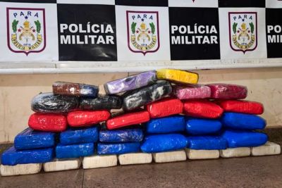 notícia: PM apreende mais de 30 quilos de drogas em Juruti