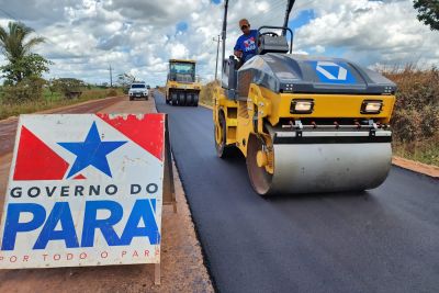 notícia: Asfaltamento da rodovia PA-477 está nos últimos quilômetros