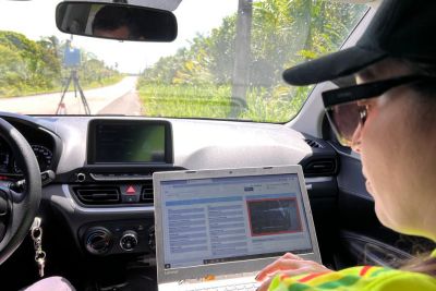 notícia: Detran usa radar educativo para alertar sobre excesso de velocidade na PA-124