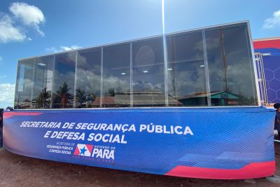 notícia: Bragança tem Centro de Comando e Controle Móvel na praia de Ajuruteua