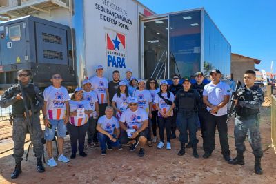 notícia: Centro de Comando e Controle Móvel garante tranquilidade à praia de Ajuruteua, Bragança