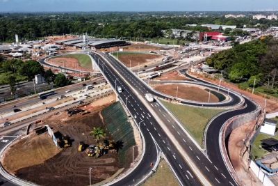 notícia: NGTM abre desvio temporário no km 7 da BR-316, sentido Marituba-Belém